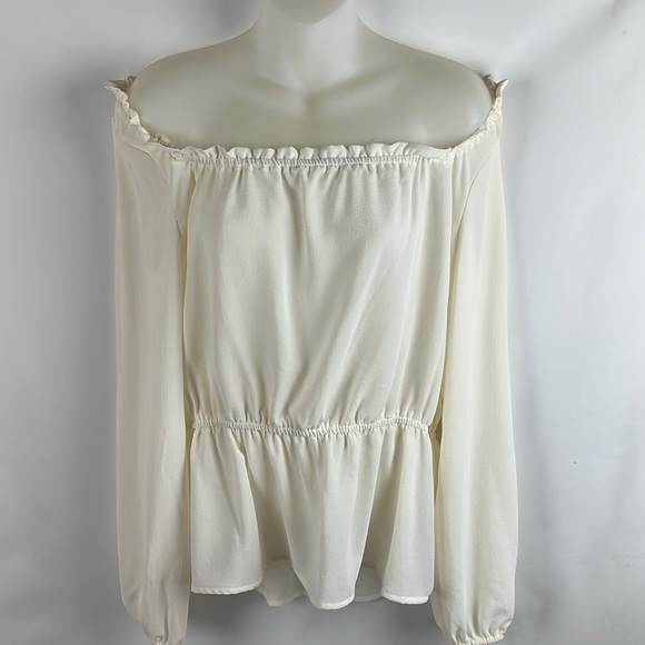 Michael Kors Off the Shoulder Top Blouse - Picture 4 of 10